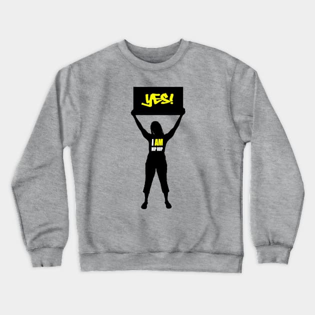 IAHH-SILHOUETTE-THE SIGN-FEMALE Crewneck Sweatshirt by DodgertonSkillhause